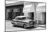 Cuba Fuerte Collection B&W - Classic American Car II-Philippe Hugonnard-Mounted Photographic Print