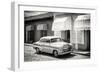 Cuba Fuerte Collection B&W - Classic American Car-Philippe Hugonnard-Framed Photographic Print