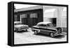 Cuba Fuerte Collection B&W - Classic American Cars II-Philippe Hugonnard-Framed Stretched Canvas