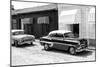 Cuba Fuerte Collection B&W - Classic American Cars II-Philippe Hugonnard-Mounted Photographic Print