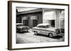 Cuba Fuerte Collection B&W - Classic American Cars-Philippe Hugonnard-Framed Photographic Print