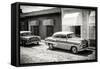 Cuba Fuerte Collection B&W - Classic American Cars-Philippe Hugonnard-Framed Stretched Canvas