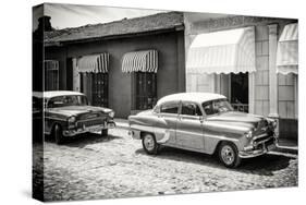 Cuba Fuerte Collection B&W - Classic American Cars-Philippe Hugonnard-Stretched Canvas