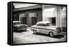 Cuba Fuerte Collection B&W - Classic American Cars-Philippe Hugonnard-Framed Stretched Canvas