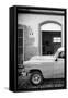 Cuba Fuerte Collection B&W - Classic Car II-Philippe Hugonnard-Framed Stretched Canvas