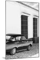 Cuba Fuerte Collection B&W - Classic Car in Sancti Spiritus II-Philippe Hugonnard-Mounted Photographic Print