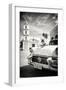 Cuba Fuerte Collection B&W - Classic Car in Santa Clara-Philippe Hugonnard-Framed Photographic Print