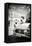 Cuba Fuerte Collection B&W - Classic Car in Santa Clara-Philippe Hugonnard-Framed Stretched Canvas