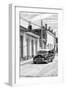 Cuba Fuerte Collection B&W - Classic Car in the Street II-Philippe Hugonnard-Framed Photographic Print