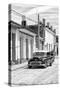 Cuba Fuerte Collection B&W - Classic Car in the Street II-Philippe Hugonnard-Stretched Canvas