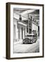 Cuba Fuerte Collection B&W - Classic Car in the Street-Philippe Hugonnard-Framed Photographic Print