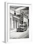 Cuba Fuerte Collection B&W - Classic Car in the Street-Philippe Hugonnard-Framed Photographic Print