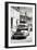 Cuba Fuerte Collection B&W - Classic Car Taxi-Philippe Hugonnard-Framed Photographic Print
