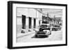 Cuba Fuerte Collection B&W - Classic Cars Taxis II-Philippe Hugonnard-Framed Photographic Print