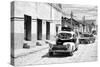 Cuba Fuerte Collection B&W - Classic Cars Taxis II-Philippe Hugonnard-Stretched Canvas