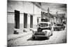 Cuba Fuerte Collection B&W - Classic Cars Taxis-Philippe Hugonnard-Mounted Photographic Print