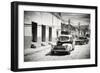 Cuba Fuerte Collection B&W - Classic Cars Taxis-Philippe Hugonnard-Framed Photographic Print