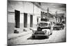 Cuba Fuerte Collection B&W - Classic Cars Taxis-Philippe Hugonnard-Mounted Photographic Print