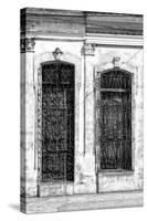 Cuba Fuerte Collection B&W - Cuban Architecture II-Philippe Hugonnard-Stretched Canvas