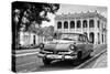 Cuba Fuerte Collection B&W - Cuban Classic Car II-Philippe Hugonnard-Stretched Canvas