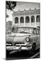 Cuba Fuerte Collection B&W - Cuban Classic Car III-Philippe Hugonnard-Mounted Photographic Print