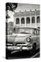 Cuba Fuerte Collection B&W - Cuban Classic Car III-Philippe Hugonnard-Stretched Canvas