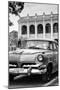 Cuba Fuerte Collection B&W - Cuban Classic Car IV-Philippe Hugonnard-Mounted Photographic Print