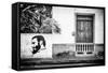 Cuba Fuerte Collection B&W - Cuban Façade-Philippe Hugonnard-Framed Stretched Canvas