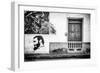 Cuba Fuerte Collection B&W - Cuban Façade-Philippe Hugonnard-Framed Photographic Print