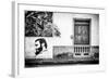 Cuba Fuerte Collection B&W - Cuban Façade-Philippe Hugonnard-Framed Photographic Print