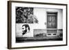 Cuba Fuerte Collection B&W - Cuban Façade-Philippe Hugonnard-Framed Photographic Print