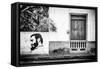 Cuba Fuerte Collection B&W - Cuban Façade-Philippe Hugonnard-Framed Stretched Canvas