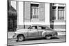 Cuba Fuerte Collection B&W - Cuban Taxi II-Philippe Hugonnard-Mounted Photographic Print