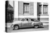 Cuba Fuerte Collection B&W - Cuban Taxi II-Philippe Hugonnard-Stretched Canvas