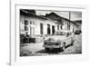 Cuba Fuerte Collection B&W - Cuban Taxi in Trinidad II-Philippe Hugonnard-Framed Photographic Print