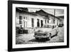 Cuba Fuerte Collection B&W - Cuban Taxi in Trinidad II-Philippe Hugonnard-Framed Photographic Print