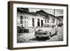 Cuba Fuerte Collection B&W - Cuban Taxi in Trinidad II-Philippe Hugonnard-Framed Photographic Print