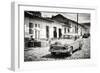 Cuba Fuerte Collection B&W - Cuban Taxi in Trinidad II-Philippe Hugonnard-Framed Photographic Print
