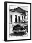 Cuba Fuerte Collection B&W - Cuban Taxi in Trinidad III-Philippe Hugonnard-Framed Photographic Print