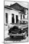 Cuba Fuerte Collection B&W - Cuban Taxi in Trinidad III-Philippe Hugonnard-Mounted Photographic Print