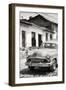 Cuba Fuerte Collection B&W - Cuban Taxi in Trinidad IV-Philippe Hugonnard-Framed Photographic Print