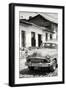 Cuba Fuerte Collection B&W - Cuban Taxi in Trinidad IV-Philippe Hugonnard-Framed Photographic Print