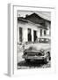 Cuba Fuerte Collection B&W - Cuban Taxi in Trinidad IV-Philippe Hugonnard-Framed Photographic Print