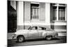 Cuba Fuerte Collection B&W - Cuban Taxi-Philippe Hugonnard-Mounted Photographic Print
