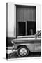 Cuba Fuerte Collection B&W - Detail of Classic Car II-Philippe Hugonnard-Stretched Canvas