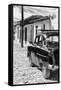 Cuba Fuerte Collection B&W - Ford Classic American Car IV-Philippe Hugonnard-Framed Stretched Canvas