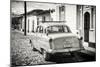 Cuba Fuerte Collection B&W - Ford Classic American Car-Philippe Hugonnard-Mounted Photographic Print