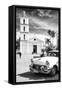 Cuba Fuerte Collection B&W - Iglesia San Juan Bautista de Remedios II-Philippe Hugonnard-Framed Stretched Canvas