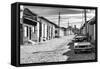 Cuba Fuerte Collection B&W - Lada Taxi in Trinidad II-Philippe Hugonnard-Framed Stretched Canvas