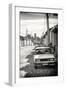 Cuba Fuerte Collection B&W - Lada Taxi in Trinidad III-Philippe Hugonnard-Framed Photographic Print